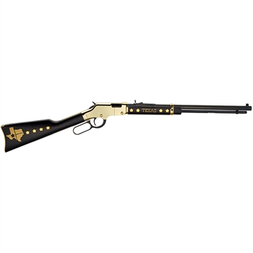 Picture of Henry Golden Boy Texas Tribute Full Size 22 Short, 22 Long, 22 LR, 16 LR/21 Short, 20" Blued Barrel, Brasslite Metal Finish & American Walnut Stock Right Hand H004TX