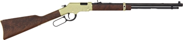 Picture of Henry Golden Boy Deluxe 4th Edition 17 HMR 12+1 20" Blued Octagon Barrel, Engraved Brasslite Rec, American Walnut Stock, Ad. Buckhorn Sights H004VD4