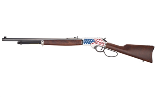 Picture of HENRY REPEATING ARMS H10 AMERICA'S 250TH ANNIVERSARY TRIBUTE EDITION RIFLE 45-70 GOV'T 22IN BARREL 4RD NICKEL H010BG-250 H010BG-250 H010BG250