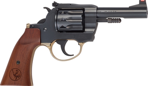 Picture of HENRY REPEATING ARMS H16 GOLDEN BOY DEADEYE REVOLVER 22LR 4IN BARREL 10RD BLUED STEEL GUNFIGHTER GRIP H016GDA H016GDA
