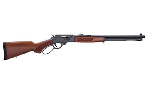 Picture of HENRY H9 PROVIDER SIDE GATE LEVER ACTION RIFLE RIL 35 REM 20 IN BBL BLUE/WALNUT PG 6 RD H009PG-35R H009PG35R
