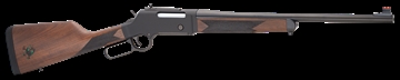 Picture of HENRY REPEATING ARMS H14 LONG RANGER TRACKER 308 18.5IN BARREL 4RD BLUED BIG WOODS BUCKS LOGO ENG FO SIGHT H014SBWB-308 H014SBWB-308
