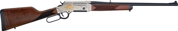 Picture of Henry Long Ranger Wildlife Full Size 223 Rem/5.56x45mm NATO 5+1 20" Blued Steel Barrel, Engraved Nickel-Plated w/24K Gold Inlay Steel Receiver, American Walnut Stock Right Hand H014WL223