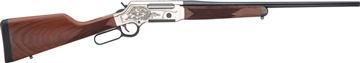 Picture of Henry Long Ranger Deluxe Full Size 223 Rem/5.56x45mm NATO 5+1 20" Blued Steel Barrel, Engraved Nickel-Plated w/24K Gold Inlay Steel Receiver, American Walnut Stock Right Hand H014D223