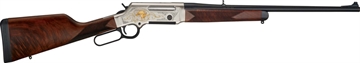 Picture of Henry Long Ranger Wildlife Full Size 308 Win 4+1 20" Blued Steel Barrel, Engraved Nickel-Plated w/24K Gold Inlay Steel Receiver, American Walnut Stock Right Hand H014WL308