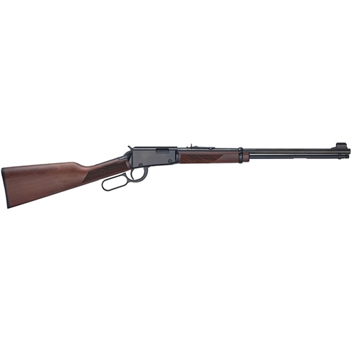 Picture of Henry Classic Full Size Lever Action 22 WMR 11+1, 19.25" Blued Round Barrel, Black Steel Receiver, American Walnut Stock, Right Hand H001M