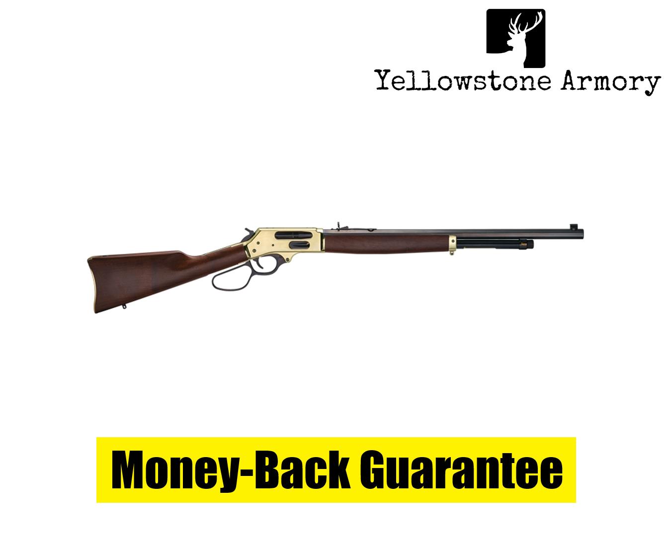 Henry Lever Action Rifle 45-70 Gov't 22 In. Sg Brass/Walnut W/Lg Loo H010BG-img-0