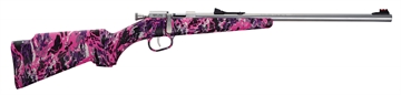 Picture of Henry Mini Bolt Youth 22 Short/ 22 Long/ 22 LR 1rd 16.25" Matte Stainless Barrel & Receiver, Muddy Girl Synthetic Stock Right Hand H005MG