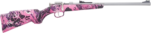 Picture of Henry Mini Bolt Compact G2 Rilfe .22 S/L/LR Single Round Capacity 16.25" Barrel Muddy Girl Camo Stock H005RMG
