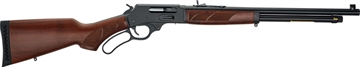 Picture of Henry Repeating Arms Lever Action Carbine Shotgun, Side Gate, 20" Round Barrel, Smooth/No Choke, Blued Frame, Pistol Grip American Walnut Stock w/Rubber Buttpad, 5Rd, Fully Adjustable Semi-Buckhorn Rear Sight, and Brass Beaded Front Sight H018G-410R H018G410R