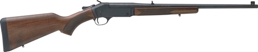 Picture of Henry Single Shot 38 Special or 357 Mag Caliber with 1rd Capacity, 22" Barrel, Overall Blued Finish & American Walnut Stock, Right Hand (Full Size) H015357