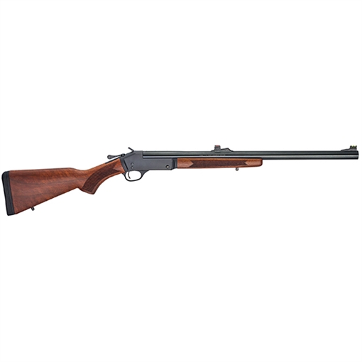 Picture of Henry Single Shot 12 Gauge with 24" Rifled Slug Barrel, 3" Chamber, 1rd Capacity, Blued Metal Finish & American Walnut Stock Right Hand (Full Size) H01512S