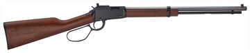 Picture of Henry Small Game Carbine 22 WMR Caliber with 9+1 Capacity, 17" Barrel, Black Metal Finish & American Walnut Stock Right Hand (Full Size) H001TMLP