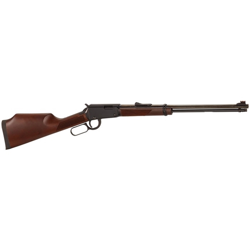 Picture of Henry Repeating Arms Lever Action, Varmint Express Lever 17HMR, 20" Barrel, Blue Finish, Walnut Stock, Adjustable Sights, 11Rd, With Scope Mount H001V