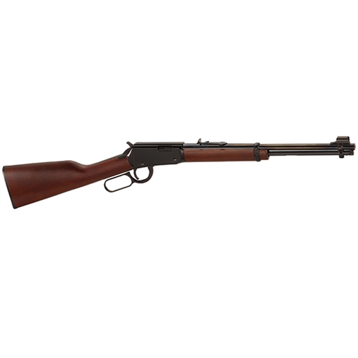 Picture of Henry Lever Youth 22 Long/22 LR/22 Short 12 LR/16 Short, 16.13" Blued Round Barrel, Black Steel Receiver, American Walnut Fixed Stock, Right Hand H001Y