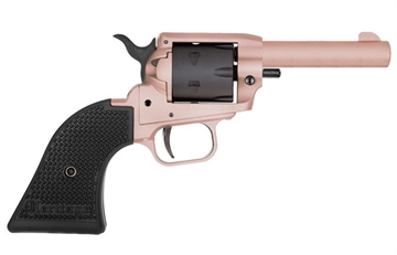 Picture of Heritage Mfg Barkeep 22 LR 6 Shot 3.60" Rose Gold Cerakote Barrel, Rose Gold Cerakote w/Black Accents Frame, Black Cerakote Cylinder, Black Star Polymer Grips BK22Q3