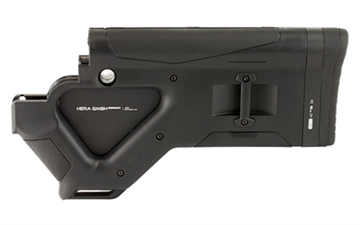 Picture of Hera USA CQR Stock, California Version, Fits AR-15 Mil-Spec Rifles and DPMS 308 GII, Black 12.12CA