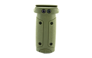Picture of Hera USA HFG Vertical Front Grip, Fits AR-15, Internal Compartment, OD Green 11.09.03
