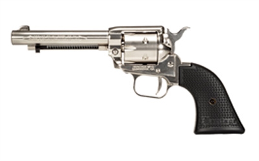 Picture of Heritage Mfg Rough Rider 22 LR 6 Shot, 4.75" Black Nitride Steel Barrel, Black Nitride Steel Frame, Black Cylinder, US Flag Polymer Grip, Manual Safety, Exposed Hammer RR22NI4