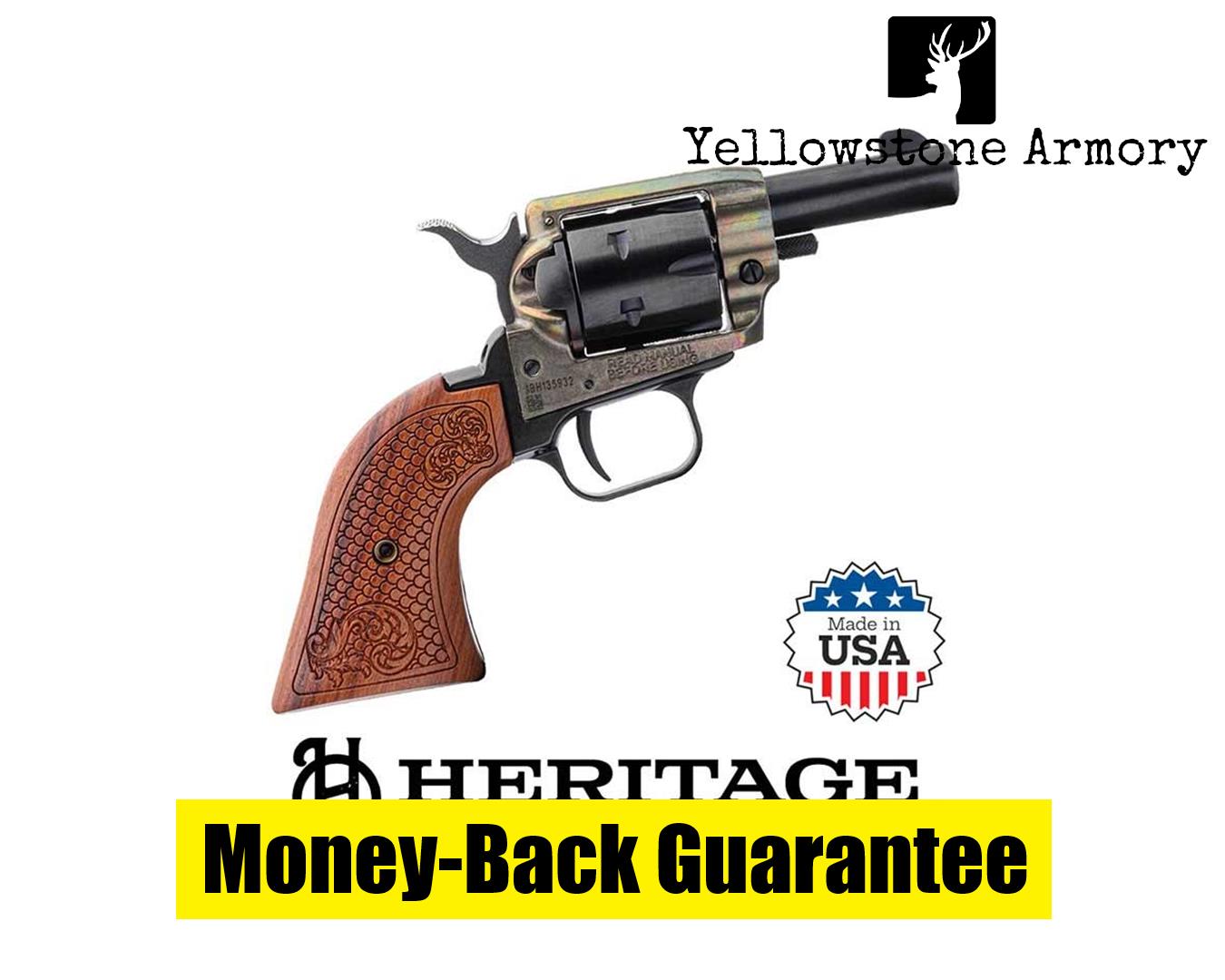 HERITAGE ARMS BARKEEP 22LR SCROLL 2" 6RD BK22CH2WBRN10-img-0