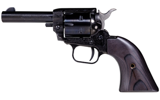 Picture of Heritage Barkeep, Single Action Revolver, 22 LR, 3.6" Barrel, Black Oxide Finish, Laminate Grips, Fixed Sights, 6 Rounds, Long Rifle Cylinder Only, Includes Ejector Pin with Wooden Handle BK22B3-BBK BK22B3BBK