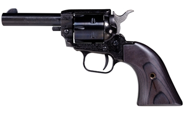 Picture of Heritage Barkeep, Single Action Revolver, 22 LR, 3.6" Barrel, Black Oxide Finish, Laminate Grips, Fixed Sights, 6 Rounds, Long Rifle Cylinder Only, Includes Ejector Pin with Wooden Handle BK22B3-BBK BK22B3BBK