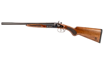 Picture of Heritage Mfg Coachwhip 12 Gauge Break Open 2rd 18.50" Black Chrome Side By Side Barrel, Color Case Hardened Alloy Steel Receiver, Fixed Turkish Walnut Stock CW1218CH