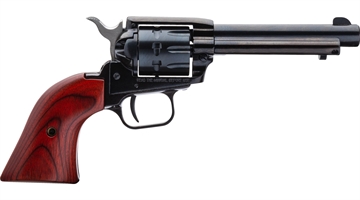 Picture of Heritage Mfg Rough Rider 22 LR 22 WMR 9 Shot, 4.75" Black Steel Barrel, Black Zinc Alloy Frame, Black Cylinder, Cocobolo Grip, Hammer/Thumb Safety, Exposed Hammer RR22999MB4