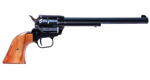 Picture of Heritage Mfg Rough Rider 22 LR/22 WMR 6 Shot, 9" Black Steel Barrel, Black Zinc Alloy Frame, Black Cylinder, Cocobolo Grip, Exposed Hammer RR22MB9