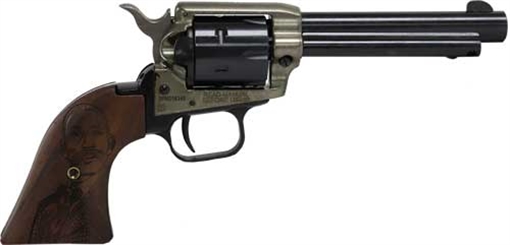 Picture of HERITAGE 22LR 4.75" FS BLUED WILD WEST BASS REEVES (TALO) RR22CH4WW3 RR22CH4-WW3
