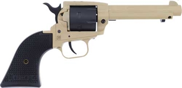Picture of Heritage Mfg Rough Rider 22 LR 6 Shot 4.75" Sabre Sand Cerakote Steel Barrel, Sabre Sand Cerakote Steel Frame, Black Satin Cylinder, Black Polymer Grip, Hammer/Thumb Safety, Exposed Hammer SRR22V4