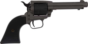 Picture of Heritage Mfg Rough Rider 22 LR 6 Shot, 6.50" Tungsten Gray Cerakote Steel Barrel, Frame, Black Satin Cylinder, Black Polymer Grip, Hammer/Thumb Safety, Exposed Hammer SRR22C6