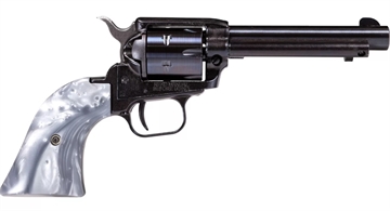 Picture of Heritage Rough Rider, Single Action Revolver, 22 LR, 4.75" Barrel, Matte Finish, Black, Gray Pearl Grips, Fixed Sights, 6 Rounds, Long Rifle Cylinder Only RR22B4GPRL