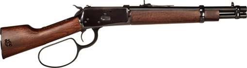 Picture of Heritage R92 Ranch Hand, Lever Action Pistol, 357 Magnum, 12" Barrel, Side Loading Gate, Fully Adjustable Buckhorn Sights, Wood Furniture, Matte Finish, Black, 6 Rounds RH92357121
