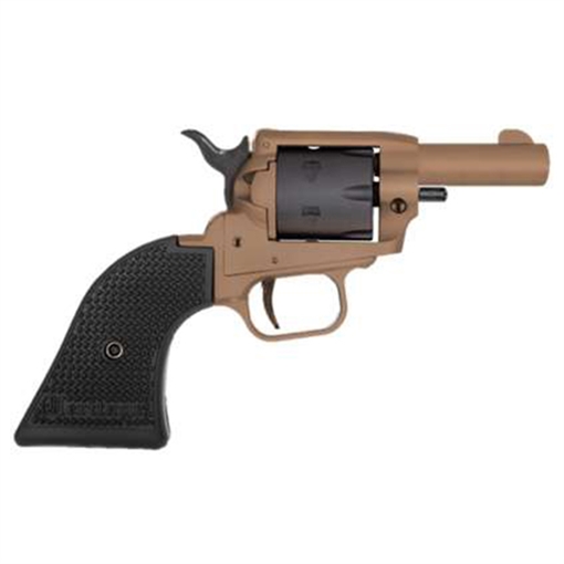 Picture of Heritage Mfg Barkeep 22 LR 6 Shot 2.68" Burnt Bronze Cerakote Barrel, Burnt Bronze Cerakote w/Black Accents Frame, Black Cerakote Cylinder, Black Star Polymer Grip BK22A2