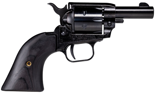 Picture of Heritage Barkeep, Single Action Revolver, 22 LR, 2.68" Barrel, Black Oxide Finish, Laminate Grips, Fixed Sights, 6 Rounds, Long Rifle Cylinder Only, Includes Ejector Pin with Wooden Handle BK22B2-BBK BK22B2BBK