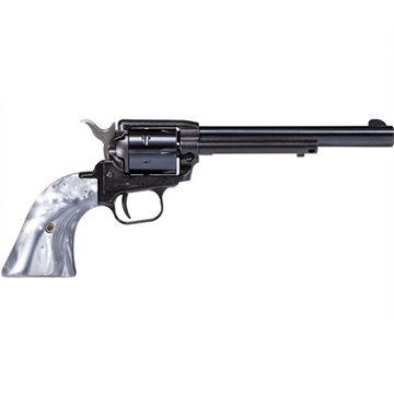 Picture of Heritage Rough Rider, Single Action Revolver, 22 LR, 6.5" Barrel, Matte Finish, Black, Gray Pearl Grips, Fixed Sights, 6 Rounds, Long Rifle Cylinder Only RR22B6GPRL