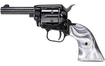 Picture of Heritage Mfg Barkeep 22 LR 6 Shot, 3" Black Oxide Steel Barrel, Black Oxide Zinc Alloy Frame, Black Oxide Cylinder, Gray Pearl Grip, Manual Safety, Exposed Hammer BK22B3GPRL