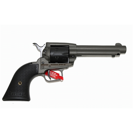 Picture of Heritage Mfg Rough Rider 22 LR 6rd 4.75", Tungsten Gray Frame & Barrel, Black Satin Cylinder, Black Polymer Grips SRR22C4