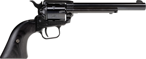 Picture of Heritage Mfg RR22B6-BBK Rough Rider 22 LR 6 Shot 6.50" Black Oxide Alloy Steel Barrel, Black Alloy Steel Frame, Black Oxide Cylinder, Black Laminate Wood Grip, Exposed Hammer RR22B6-BBK RR22B6BBK