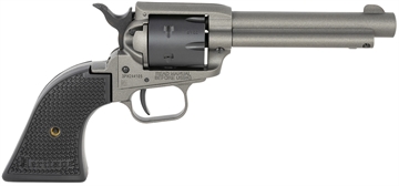 Picture of Heritage Mfg Rough Rider 22 LR 6 Shot 4.75" Tungsten Gray Cerakote Steel Barrel & Frame, Black Satin Cylinder & Textured Polymer Grips RR22C4