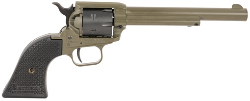 Picture of Heritage Mfg Rough Rider 22 LR 6 Shot 5.50" OD Green Cerakote Barrel, OD Green Cerakote w/Black Accents Frame, Black Cerakote Cylinder, Black Star Polymer Grips RR22T6