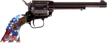 Picture of Heritage Mfg Rough Rider 22 LR 6rd 6.50" Black Oxide Alloy Steel Barrel & Cylinder, Black Oxide Zinc Alloy Frame, USA Eagle Polymer Grip, Manual Safety, Exposed Hammer RR22B6US08