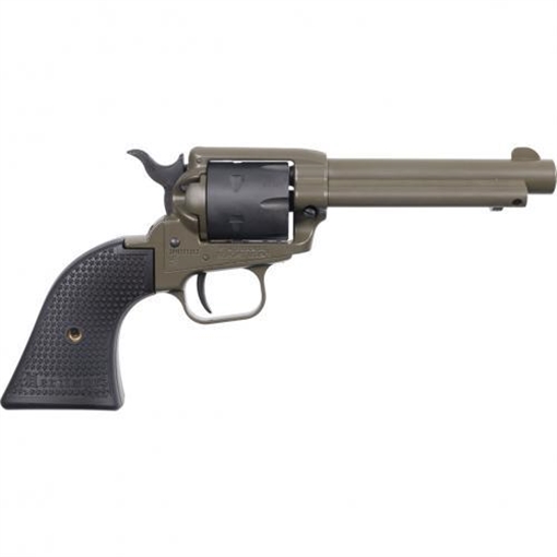 Picture of Heritage Mfg Rough Rider 22 LR 6 Shot 4.75" OD Green Cerakote Barrel, OD Green Cerakote w/Black Accents Frame, Black Cerakote Cylinder, Black Star Polymer Grips RR22T4