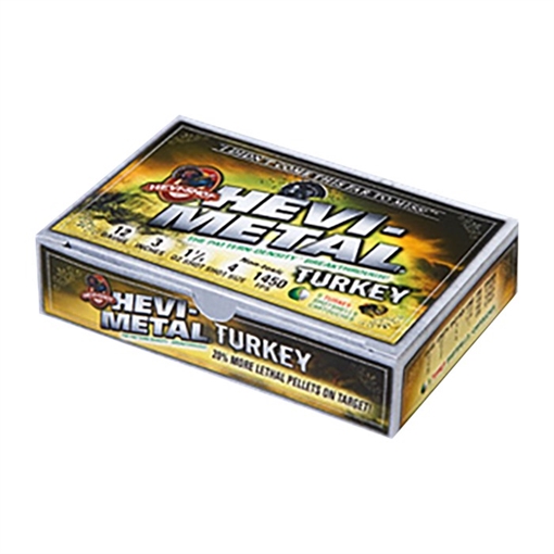 Picture of HEVI SHOT HEVI-METAL TURKEY 12GA 3" 1-1/4OZ #4 5RD 10/CS< HS30045