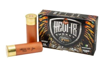 Picture of HEVI-Shot HEVI-18 TSS Turkey 12Gauge 3" 2oz Tungsten 7Shot 5 Per Box/10 Case HS4007