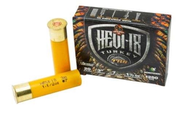 Picture of HEVI-Shot HEVI-18 TSS Turkey 20Gauge 3" 1 1/2oz Tungsten 9Shot 5 Per Box/10 Case HS7009