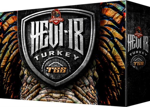 Picture of HEVI-Shot HEVI-18 TSS Turkey 12Gauge 3.50" 2 1/4oz Tungsten 7Shot 5 Per Box/10 Case HS4507