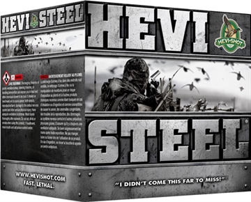Picture of HEVI-Shot HEVI-Shot, HEVI-Steel, 12 Gauge 3.5", Max Dram, 1 3/8 oz, #4 Shot Size, 25Rd Box HS65004