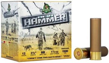 Picture of HEVI-Shot HEVI Hammer Shotshells 12ga 3" 1-1/4oz 1500 fps #BB 25/ct HS28088